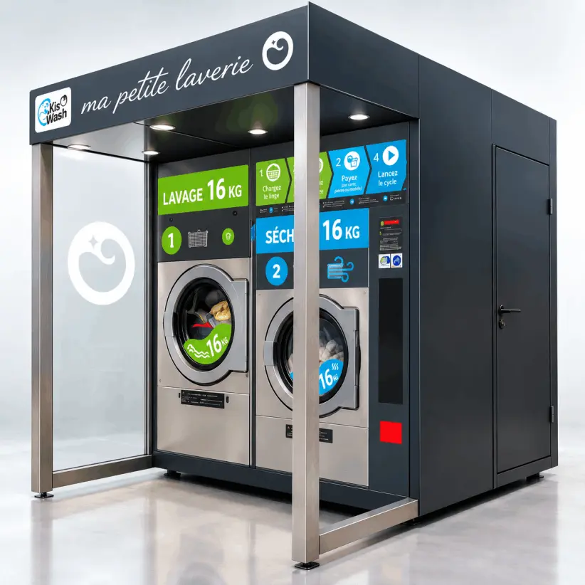 Kiosque laverie automatique N2-V1
