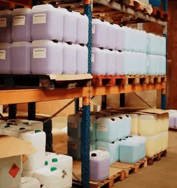 Produits lessiviels professionnels pour laverie automatique